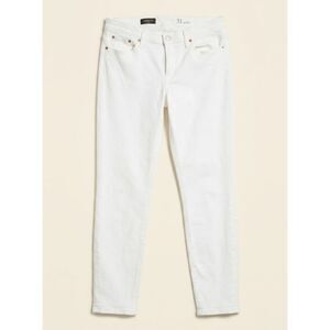 J.Crew Toothpick Womens Size 31 Ankle White Skinny Jeans